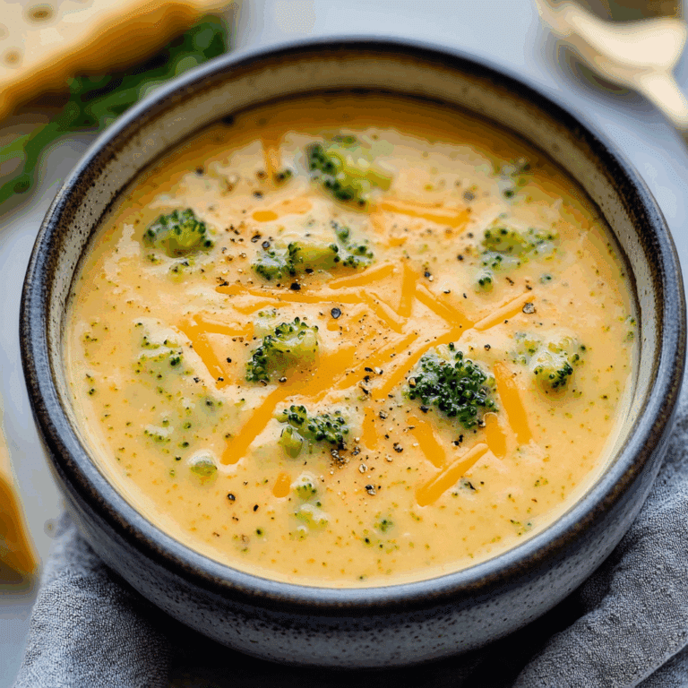 Broccoli Cheddar Soup