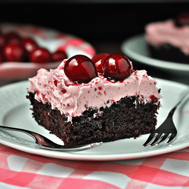 Cherry Dr. Pepper Chocolate Cake with Cherry Frosting
