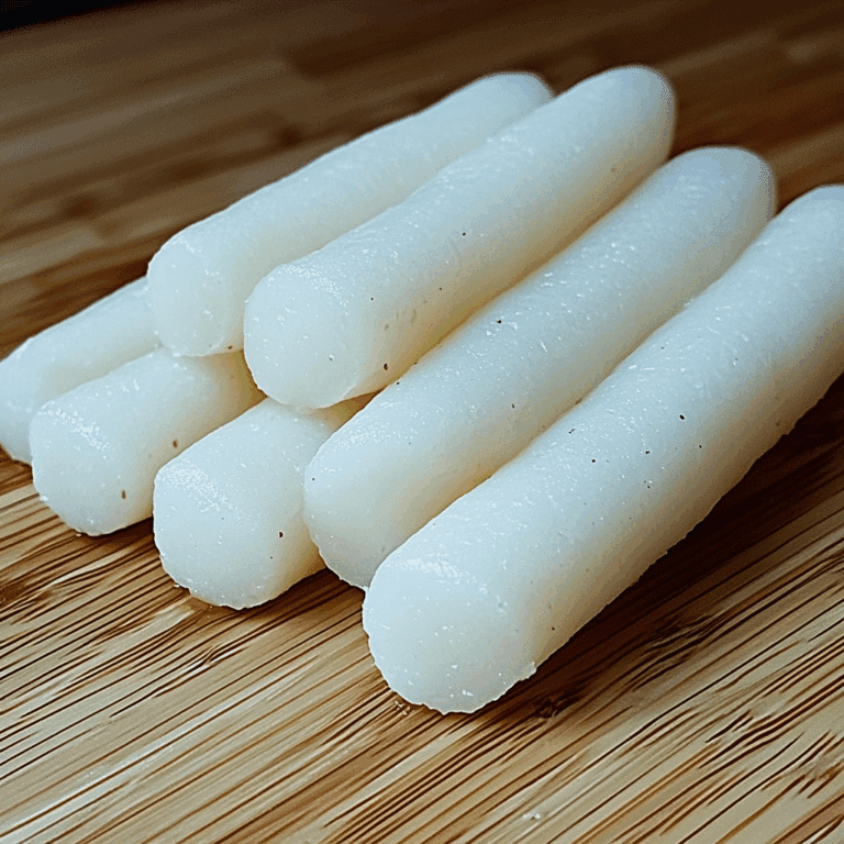 Homemade Korean Rice Cakes