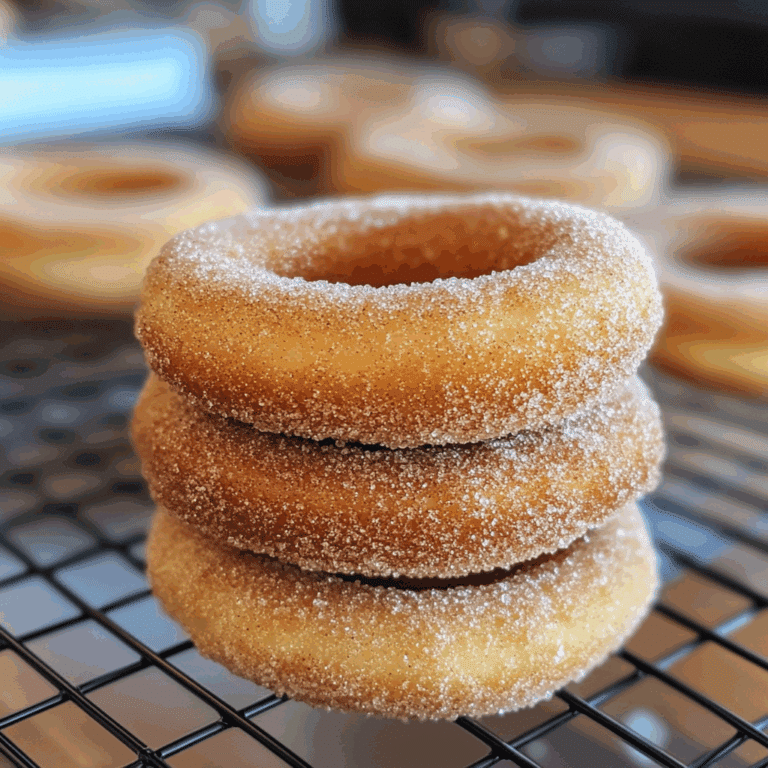 Baked Cinnamon Sugar Donuts
