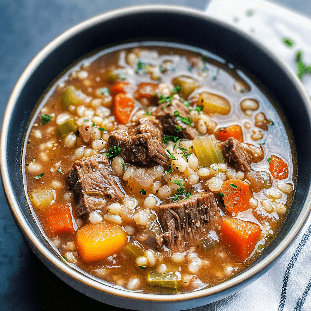 Beef and Barley Soup