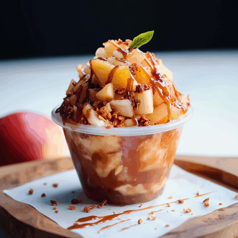 Caramel Apple Dessert Cups