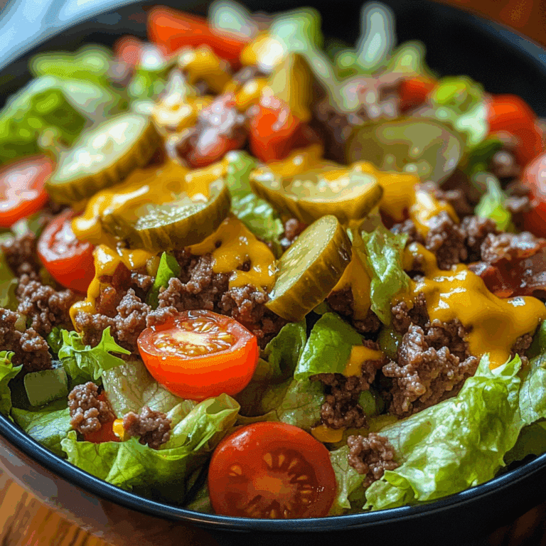 Cheeseburger Salad