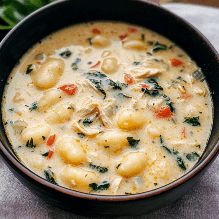 Chicken Gnocchi Soup