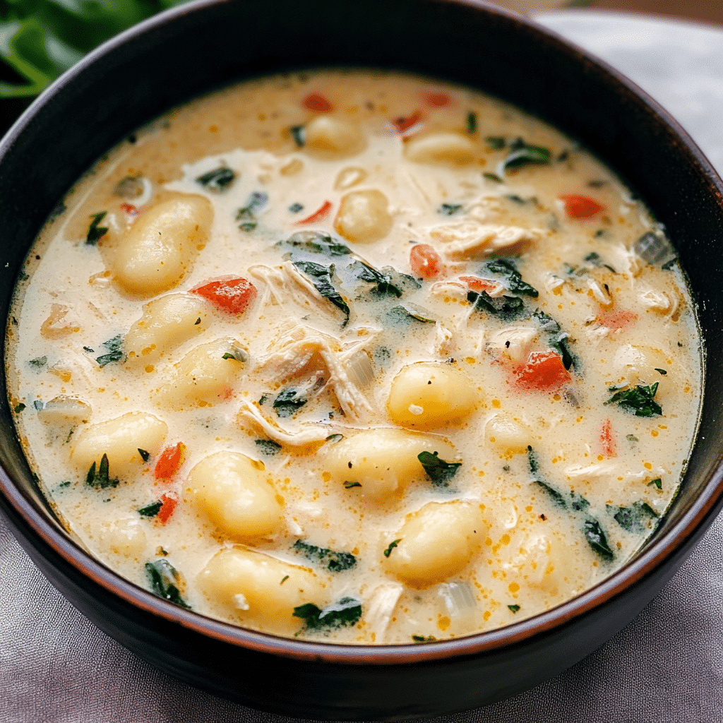 Chicken Gnocchi Soup
