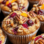 Cranberry Muffins with Orange Zest and Pecans