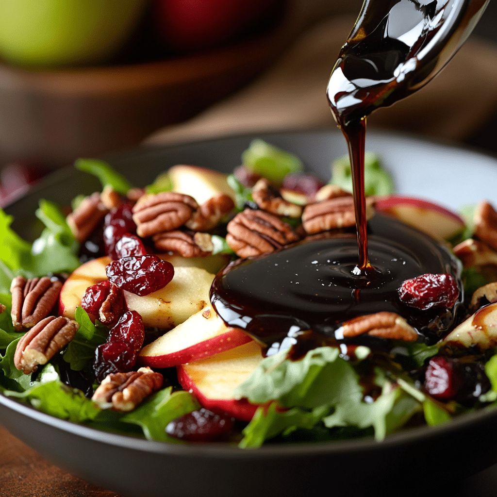 Fall Harvest Salad with Maple Balsamic Dressing