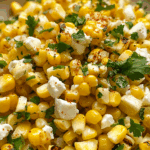 Grilled Corn Salad with Mozzarella