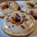 Maple Donuts with Smoked Turkey Bacon Glaze
