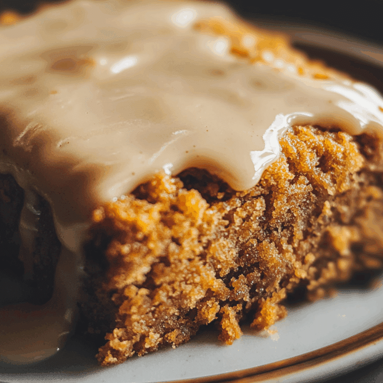 Pumpkin Coffee Cake with Maple Glaze