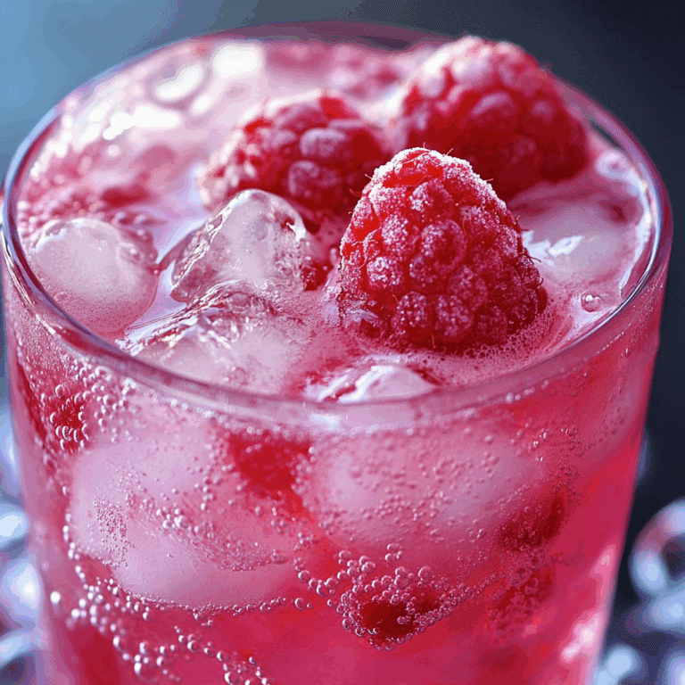 Raspberry Italian Cream Soda