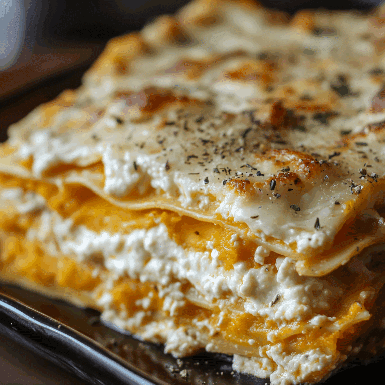 Roasted Butternut Squash Lasagna