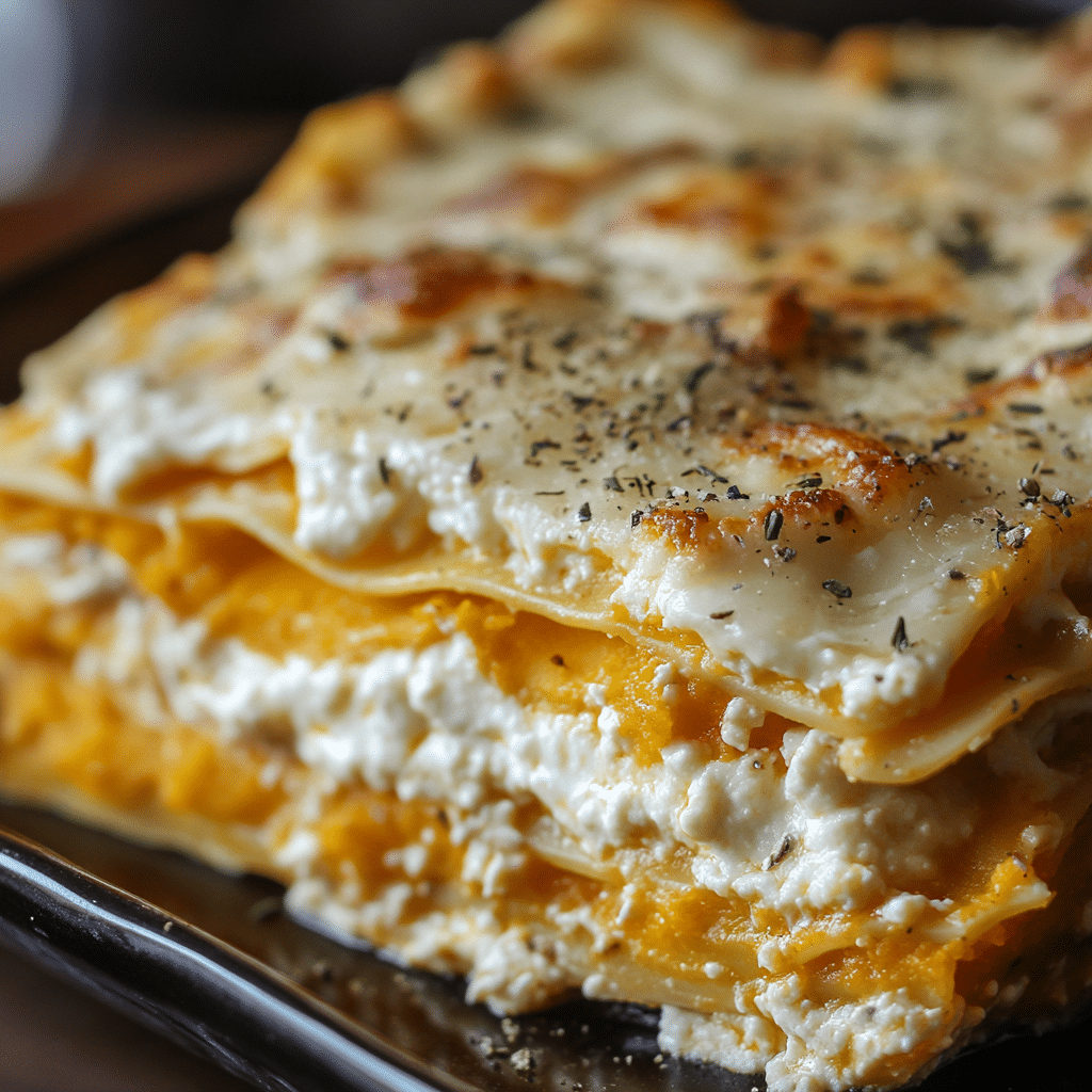 Roasted Butternut Squash Lasagna