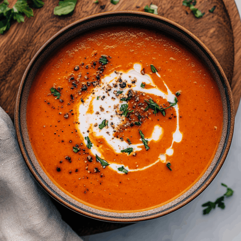 Roasted Red Pepper Soup