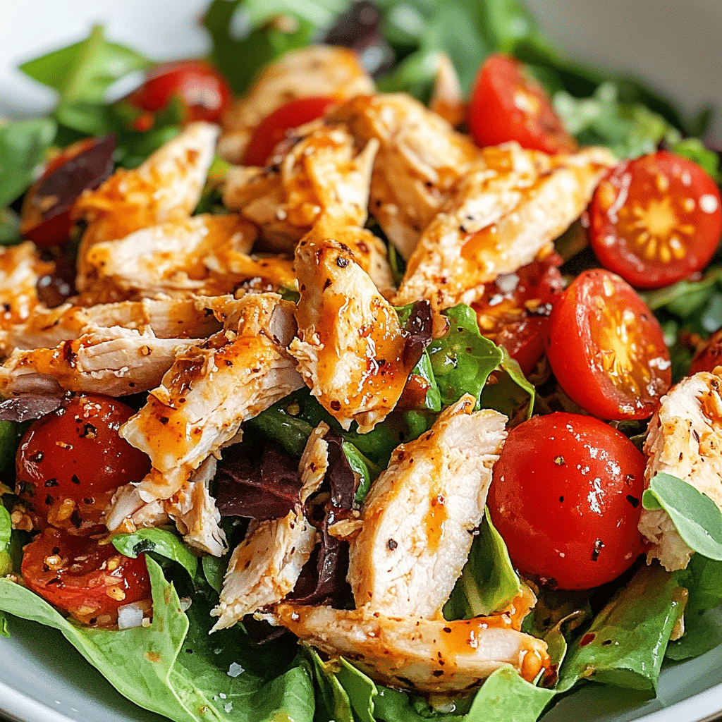 Spicy Honey Chicken Salad