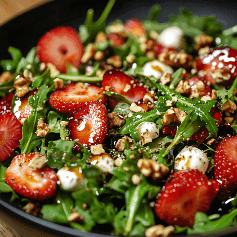 Strawberry Arugula Salad