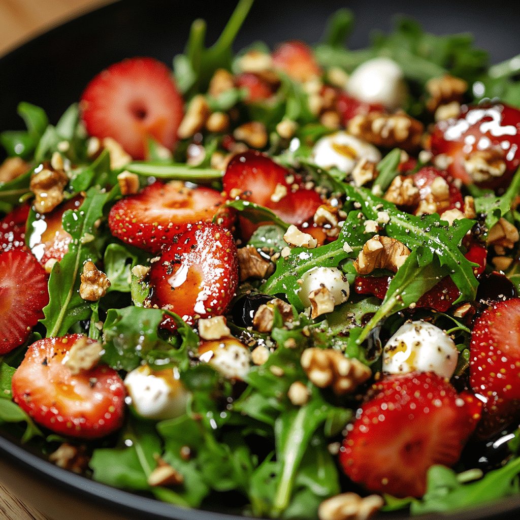 Strawberry Arugula Salad