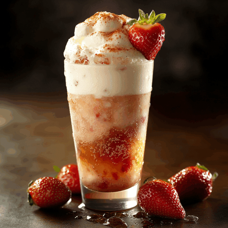 Strawberry Irish Cream Soda