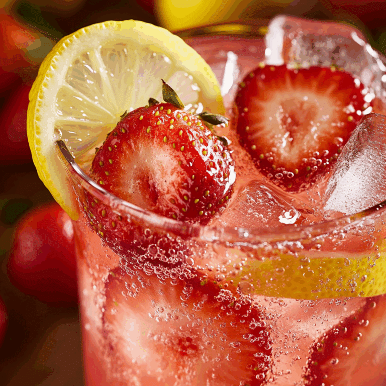 Strawberry Lemonade Mocktail