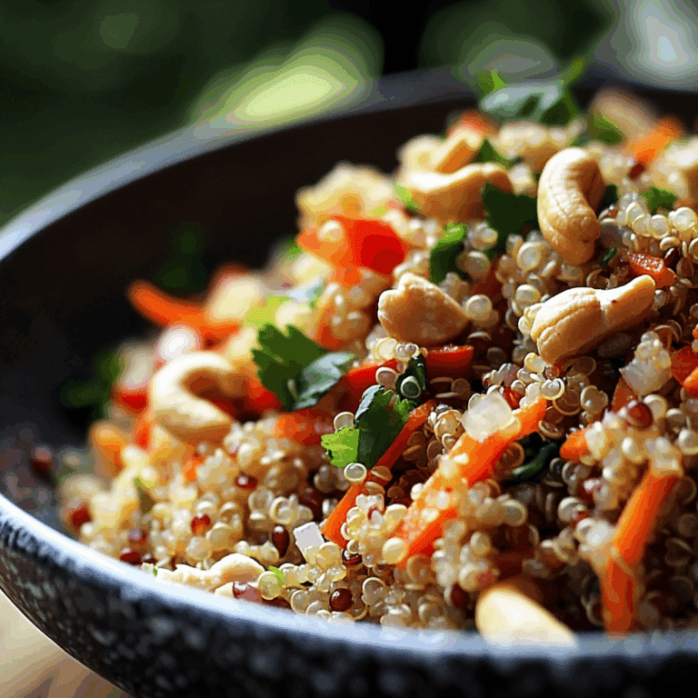 Thai Quinoa Salad with Cashews