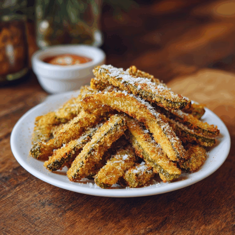 Baked Dill Pickle Fries