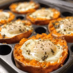 Baked Sweet Potato and Egg Cups