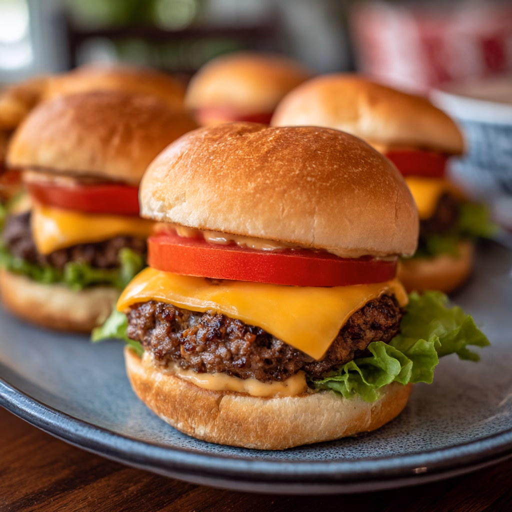 Beef Cheeseburgers with Secret Sauce