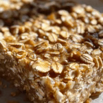 Breakfast Bars with Oats and Peanut Butter