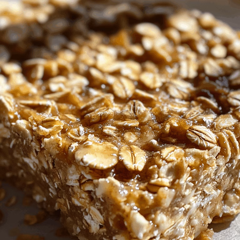 Breakfast Bars with Oats and Peanut Butter