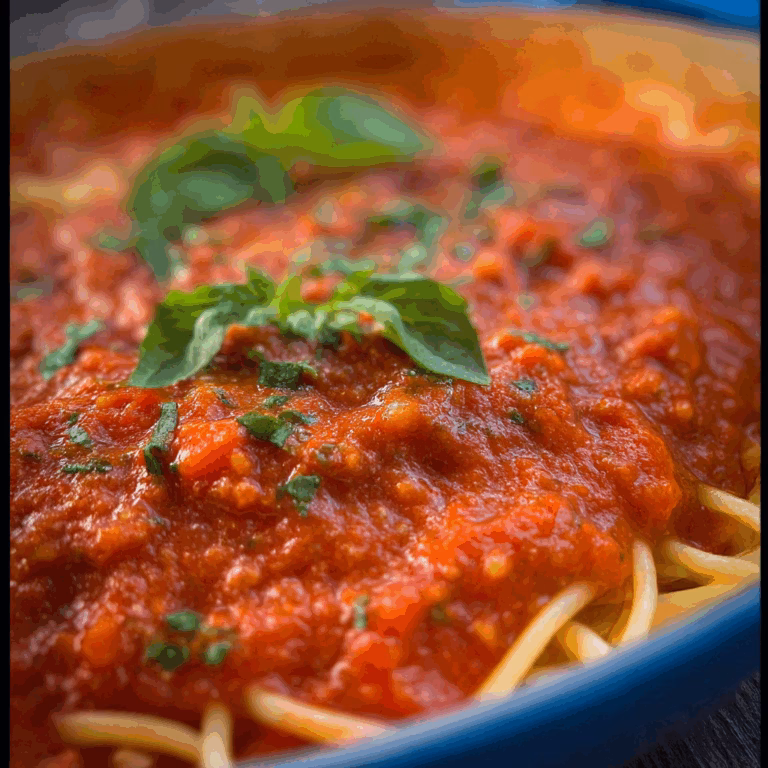 Homemade Spaghetti Sauce