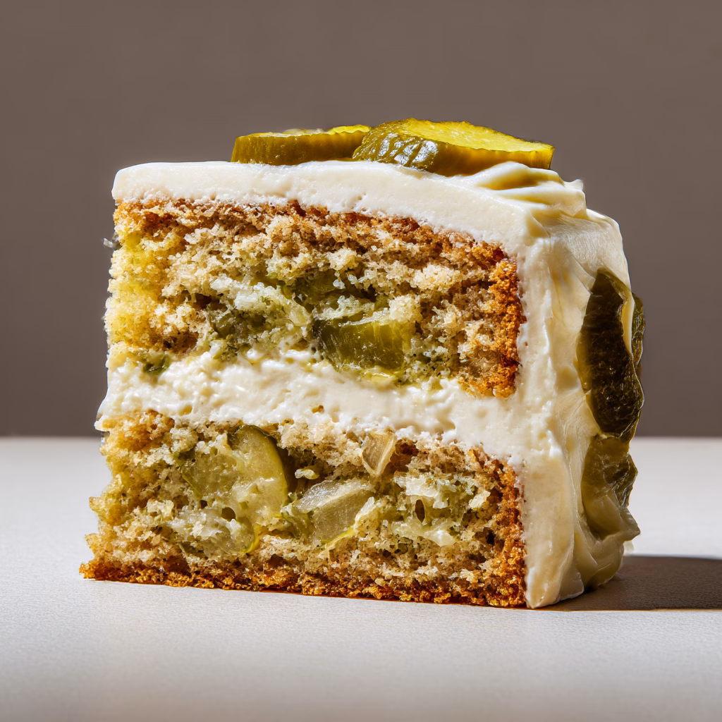 Pickle Cake with Cream Cheese Frosting
