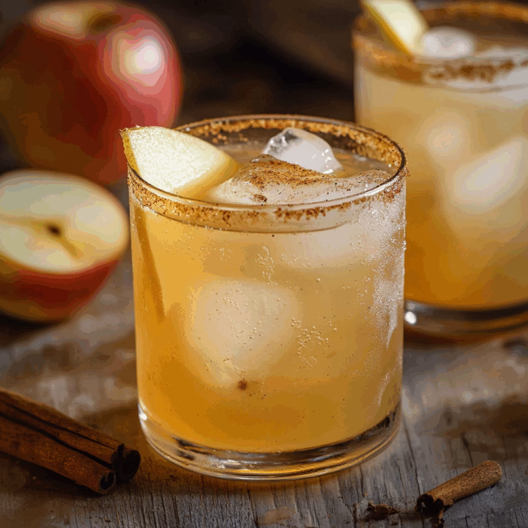 Spiced Honey Mocktail for Fall Nights