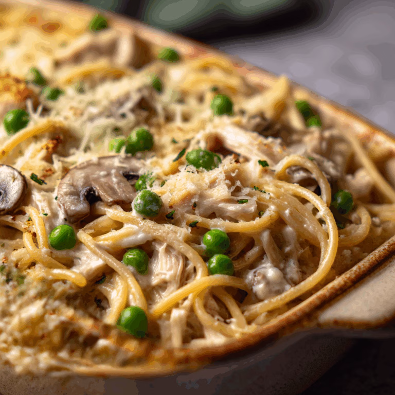 Turkey Tetrazzini Casserole