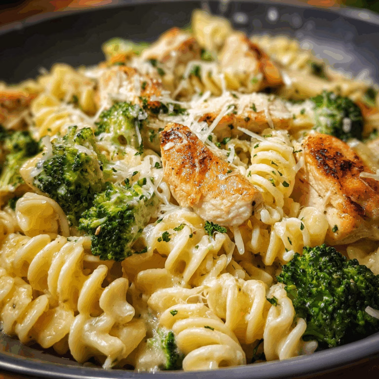 Chicken Broccoli Alfredo Pasta
