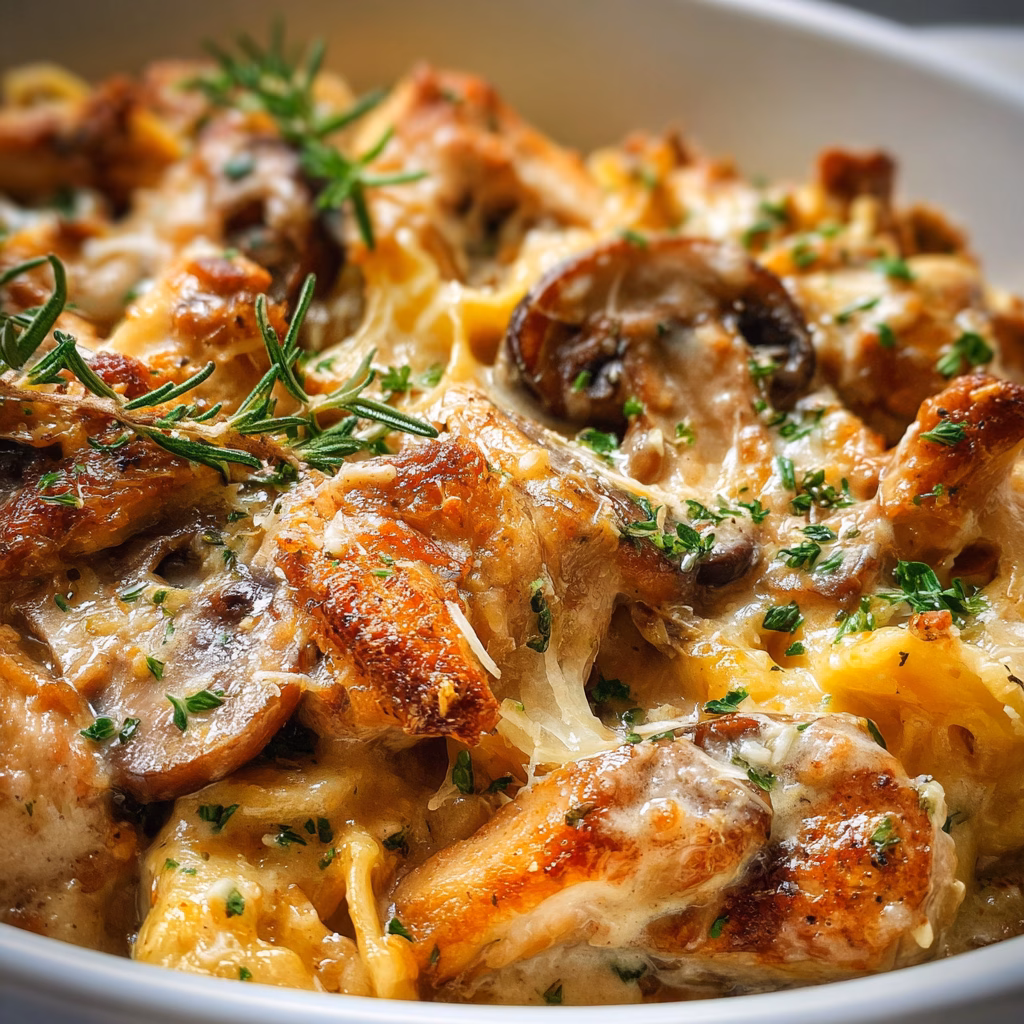 Chicken Casserole with Mushrooms