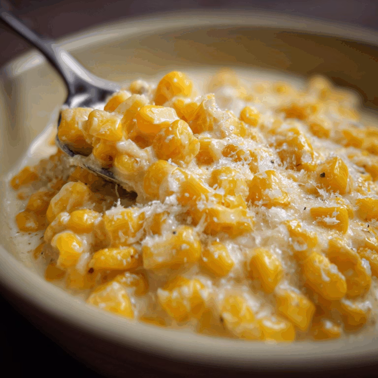 Creamed Corn with Parmesan
