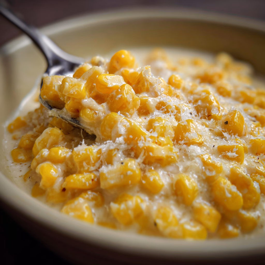 Creamed Corn with Parmesan