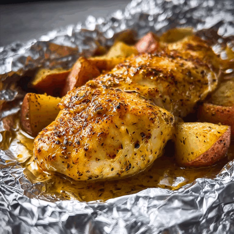 Honey Mustard Chicken Foil Packets