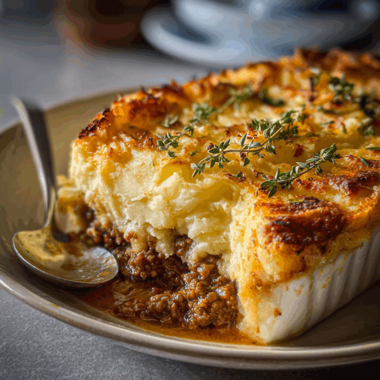 Shepherd’s Pie with Creamy Mashed Potatoes